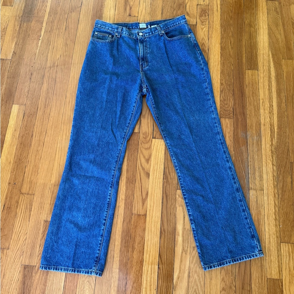 Calvin Klein sz 16 high rise straight leg jeans